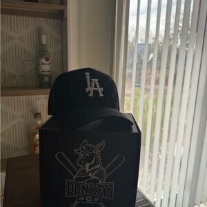 Black Mesh Baseball Cap